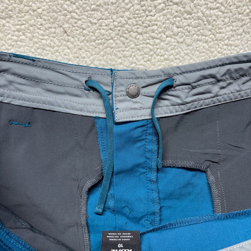 Kuhl Shorts Spire 10 Womens Blue Cargo Hiking Outdoor Bermuda Stretch Trail 6285 - Picture 8 of 12
